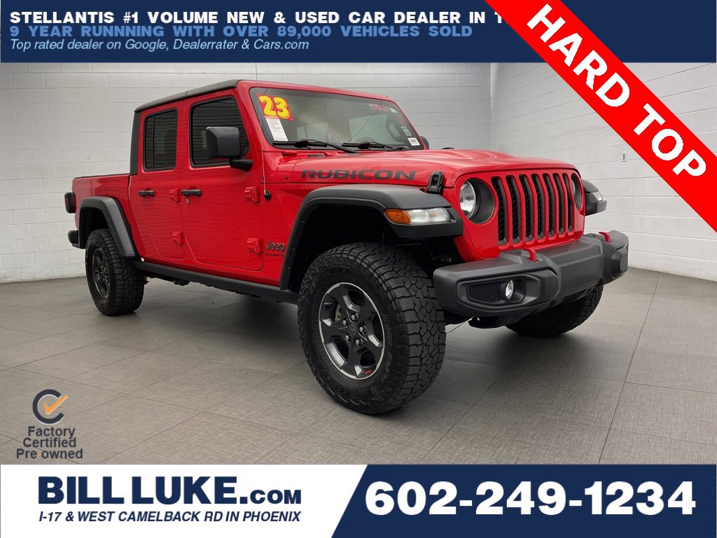 Certified 2023 Jeep Gladiator Rubicon w/ Trailer Tow Package image 1