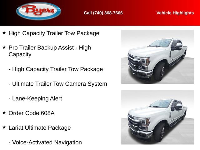 Used 2021 Ford F250 Lariat w/ Lariat Ultimate Package image 13