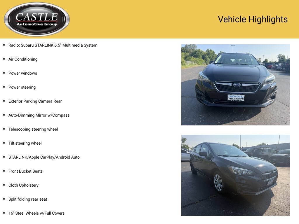 Used 2019 Subaru Impreza 2.0i AWD/4WD image 4