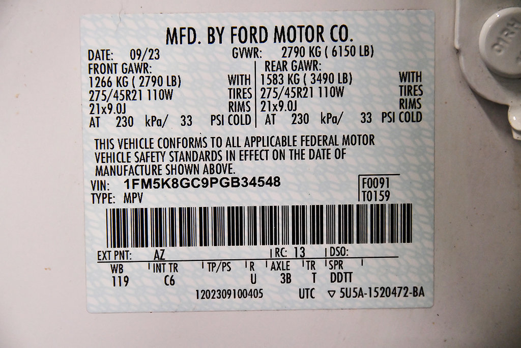 Used 2023 Ford Explorer ST w/ Equipment Group 401A AWD/4WD image 14