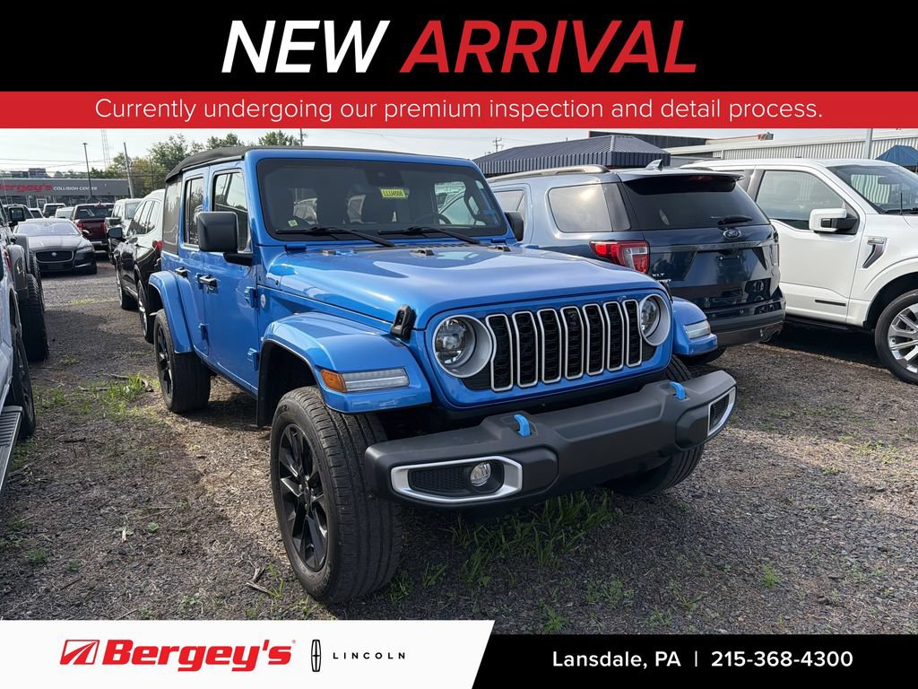 Used 2024 Jeep Wrangler Unlimited Sahara w/ Technology Group AWD/4WD image 1
