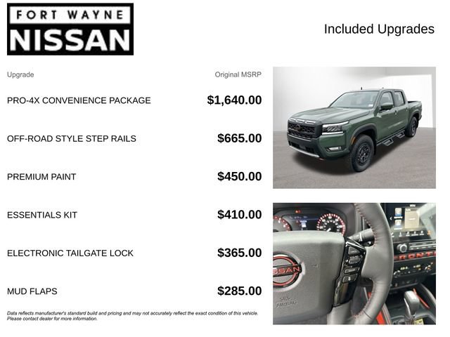 New 2026 Nissan Frontier PRO-4X w/ Pro-4x Convenience Package image 4