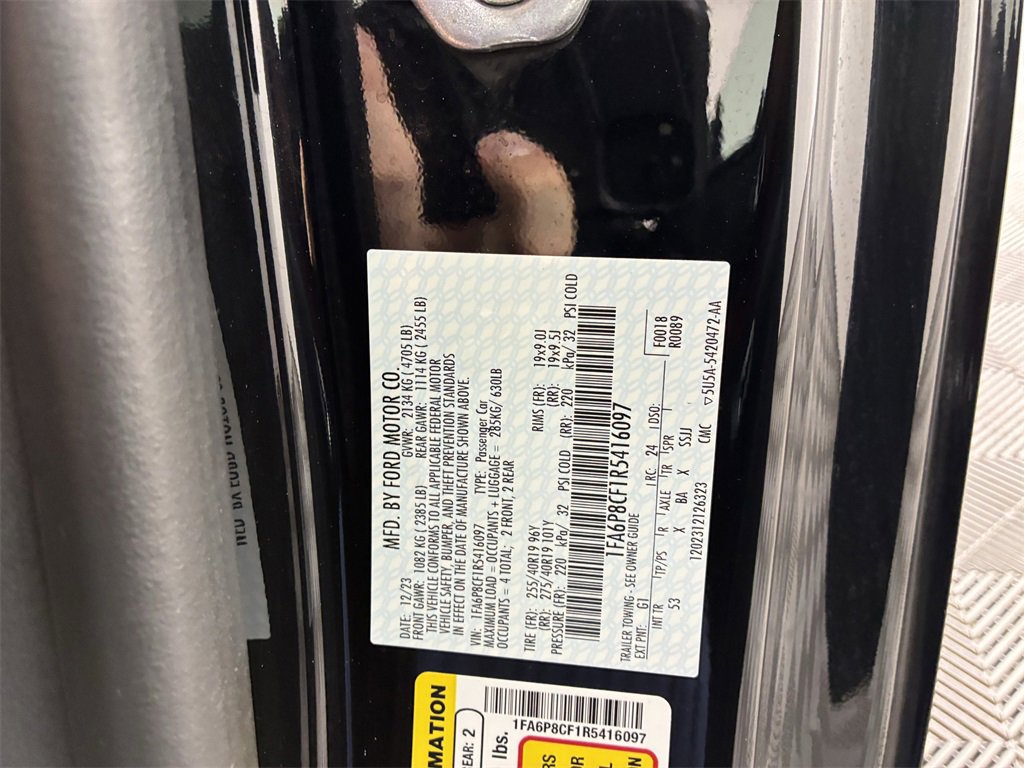 Used 2024 Ford Mustang GT Premium w/ GT Performance Package image 36