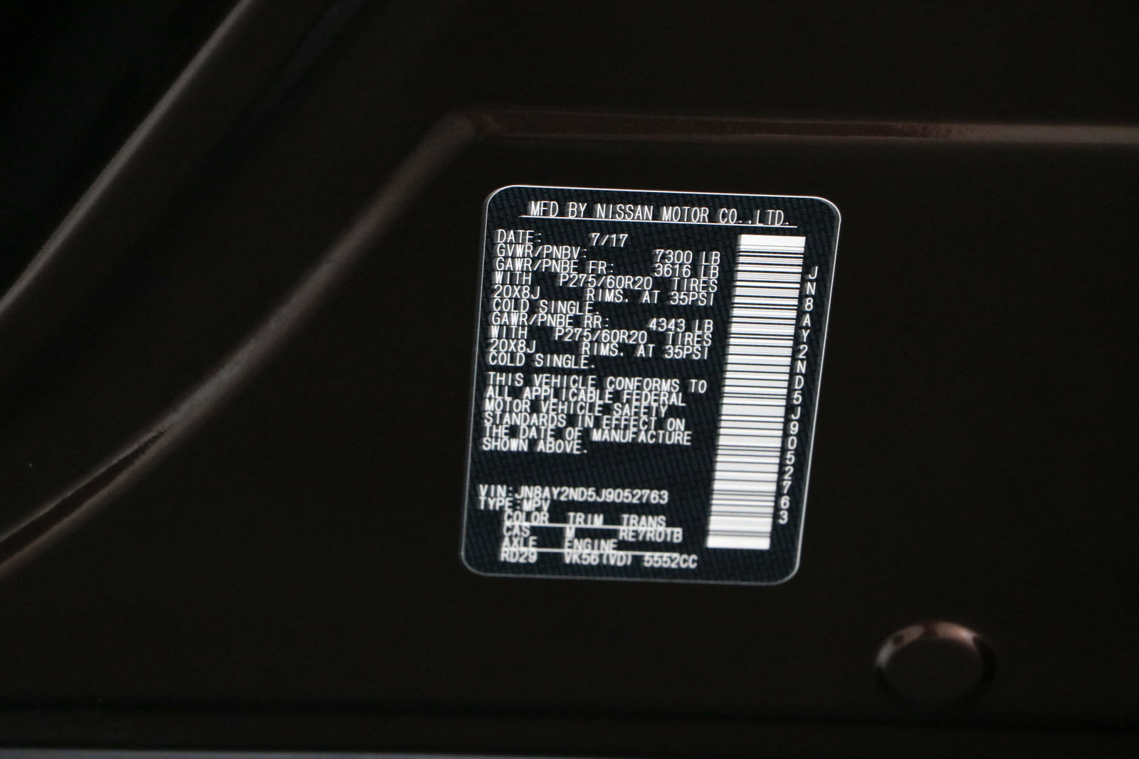 Used 2018 Nissan Armada SL w/ Premium Package RWD image 36