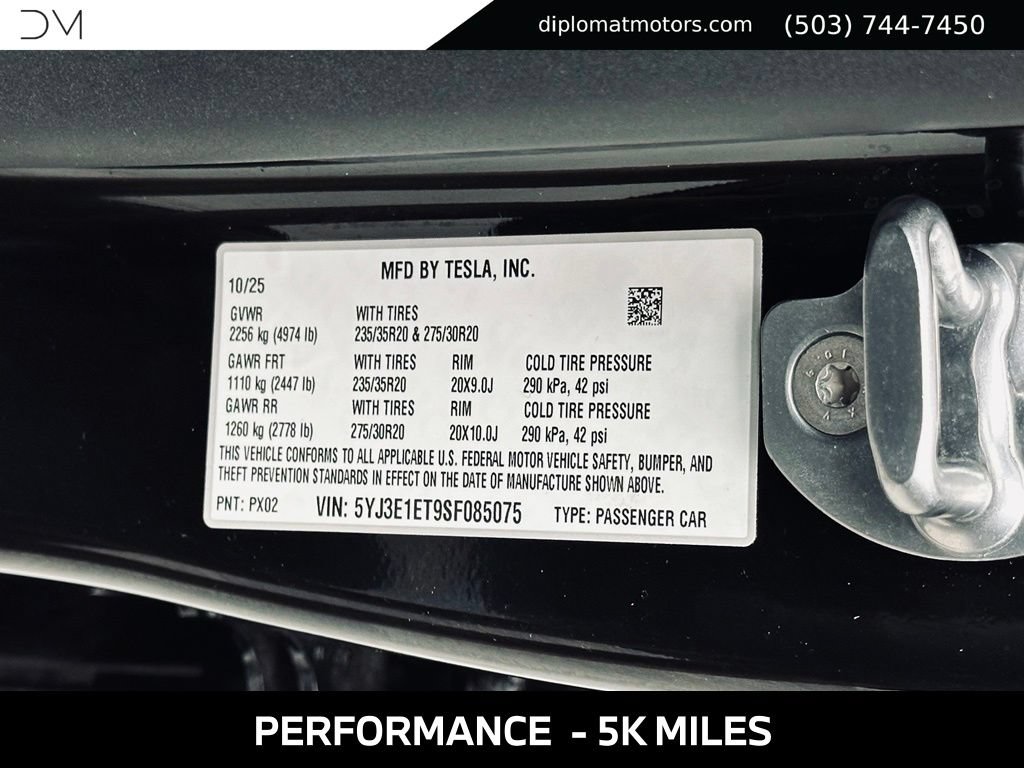 Used 2025 Tesla Model 3 Performance AWD/4WD image 43