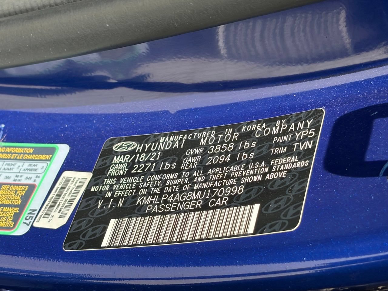 Used 2021 Hyundai Elantra Limited FWD image 13
