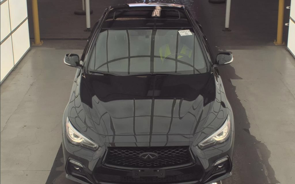 Used 2023 INFINITI Q50 Red Sport 400 w/ Black Opal Edition RWD image 2