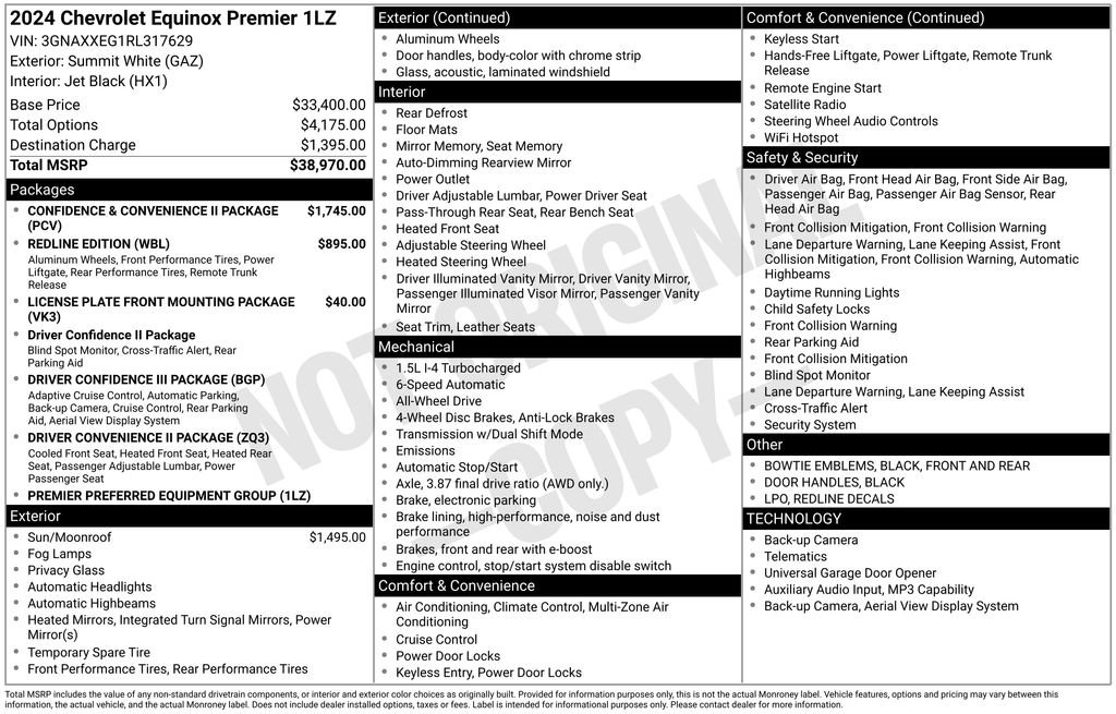 Used 2024 Chevrolet Equinox Premier AWD/4WD image 5