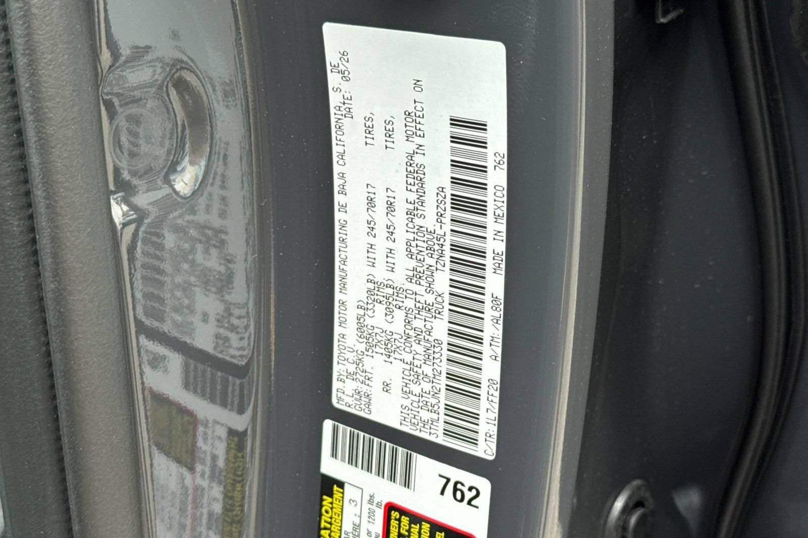 New 2026 Toyota Tacoma SR5 AWD/4WD image 33