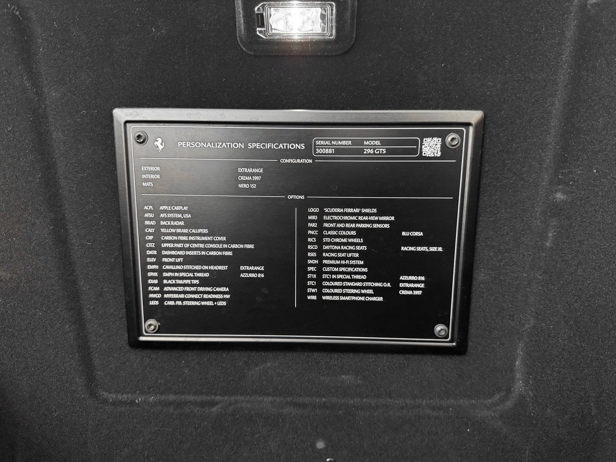 Used 2024 Ferrari 296 GTS image 49