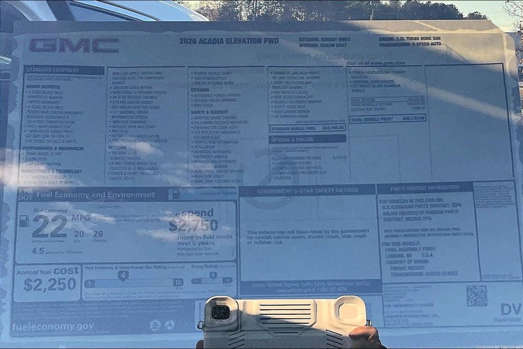 New 2026 GMC Acadia Elevation w/ Elevation Premium Package image 14