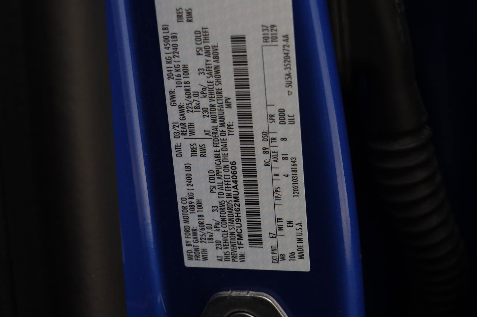 Used 2021 Ford Escape SEL image 25