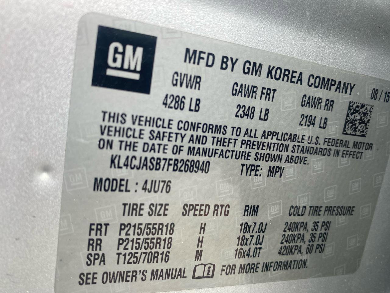 Used 2015 Buick Encore FWD image 13
