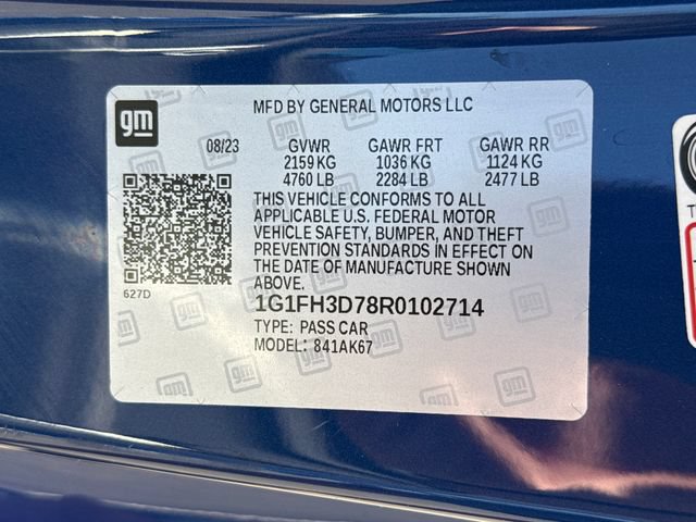 Used 2024 Chevrolet Camaro SS RWD image 19