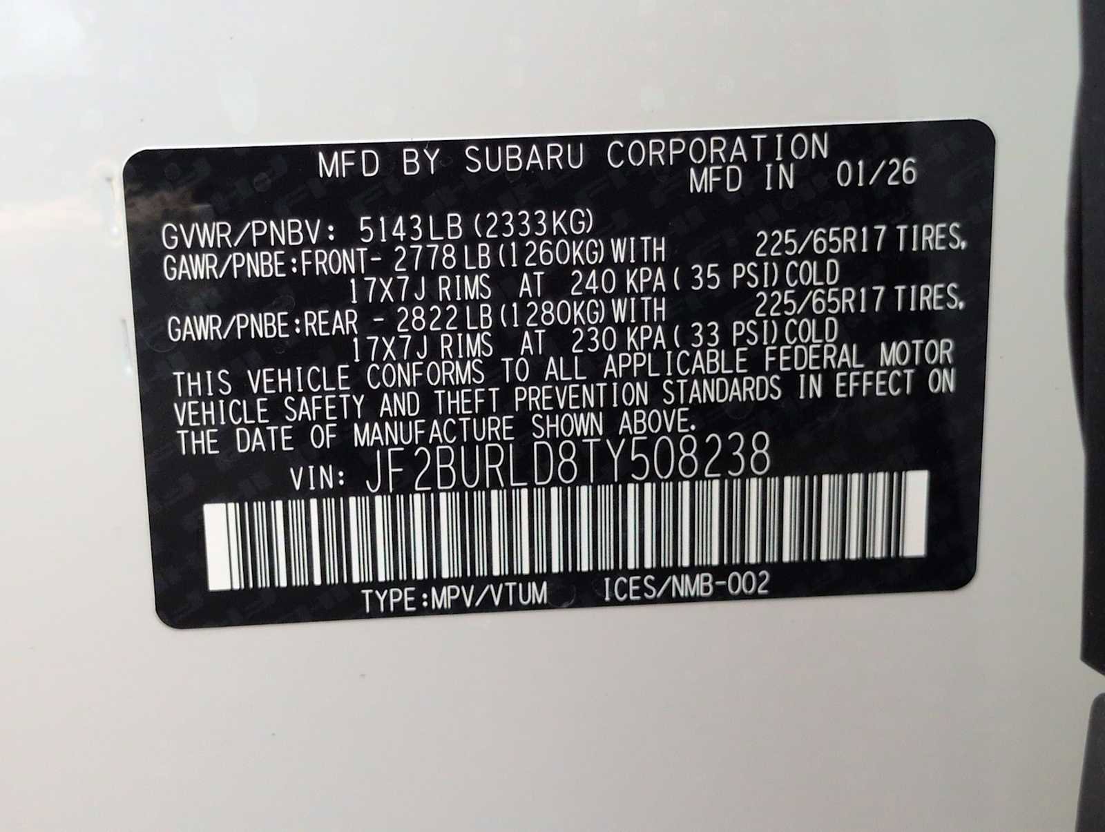 New 2026 Subaru Outback Wilderness AWD/4WD image 32