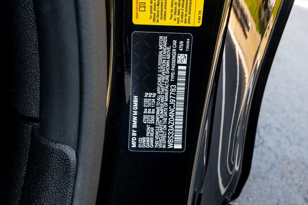 Used 2022 BMW M4 Competition w/ Executive Package RWD image 61