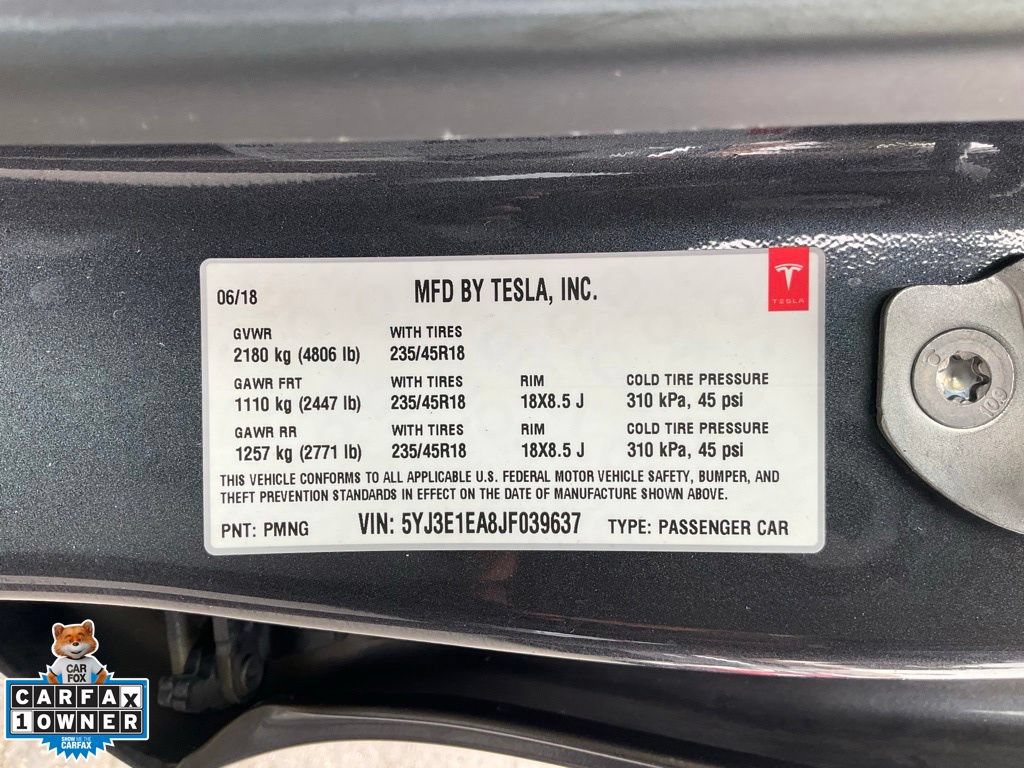 Used 2018 Tesla Model 3 Long Range RWD image 24