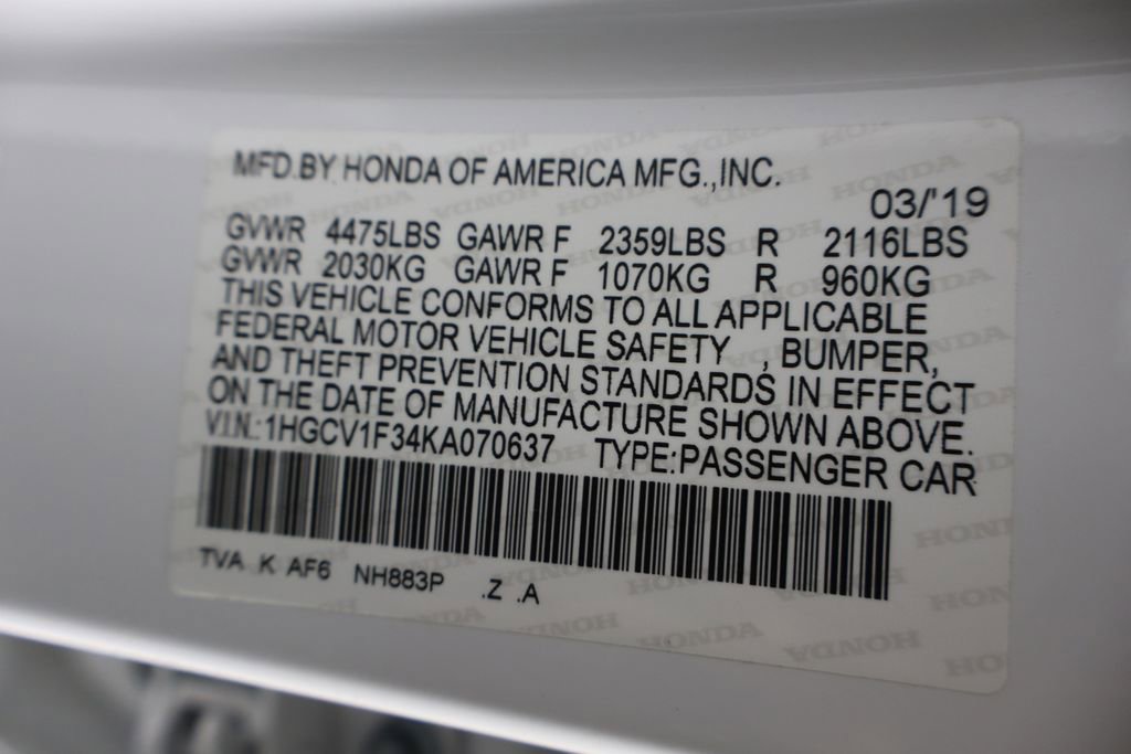 Used 2019 Honda Accord Sport image 23