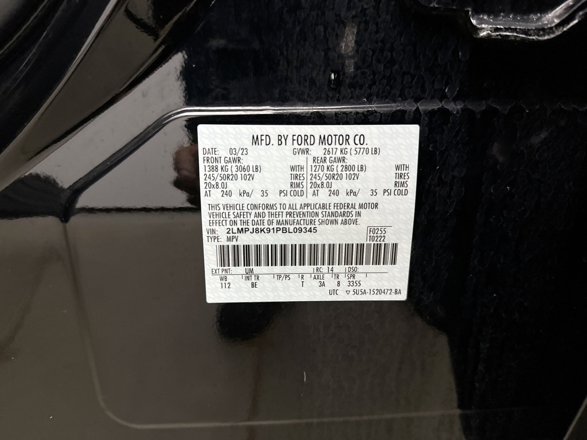 Used 2023 Lincoln Nautilus Reserve w/ Equipment Group 201A image 20