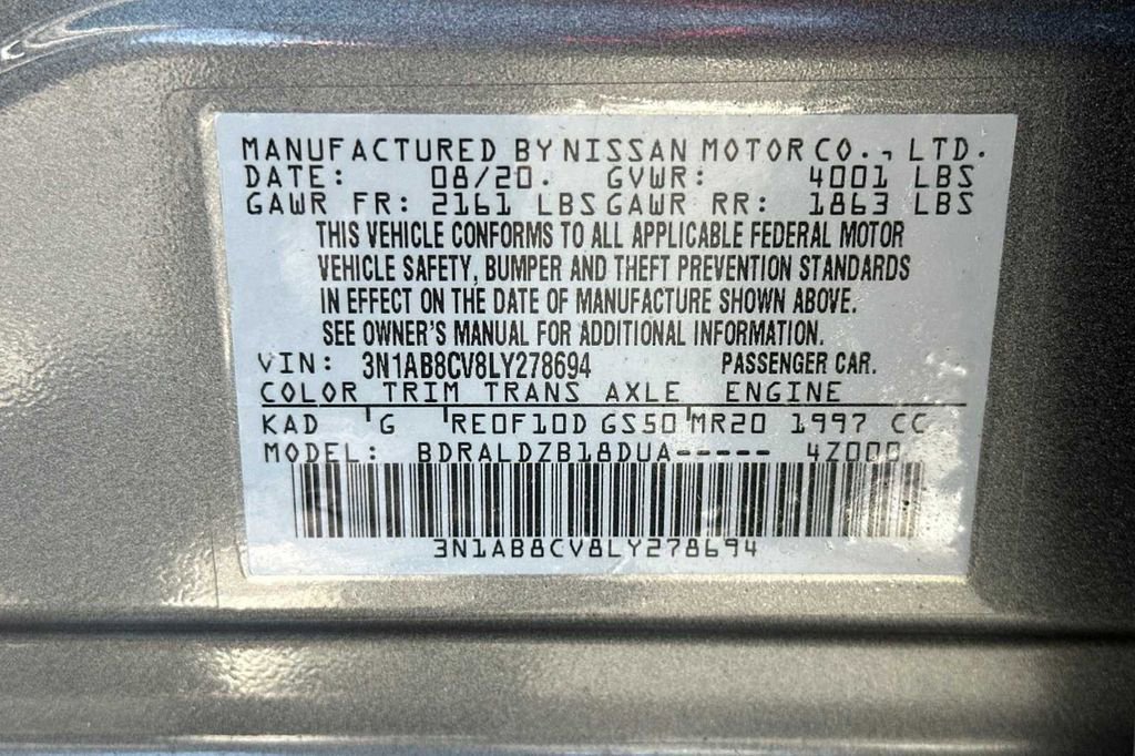 Used 2020 Nissan Sentra SV w/ Electronics Package image 31