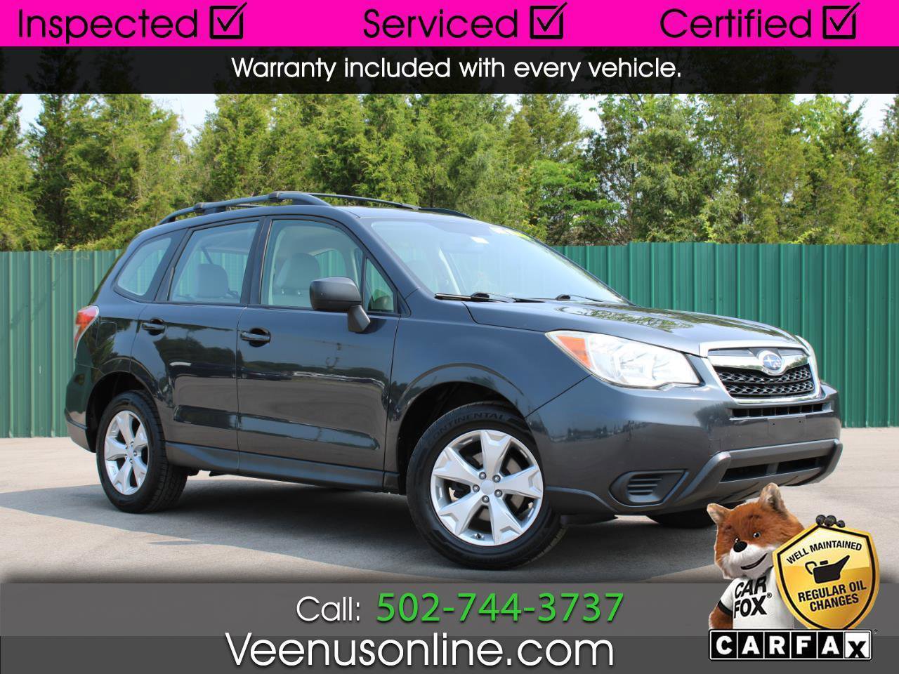 Used 2015 Subaru Forester 2.5i w/ Alloy Wheel Package