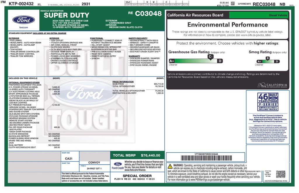Used 2024 Ford F250 XLT w/ XLT Premium Package AWD/4WD image 5