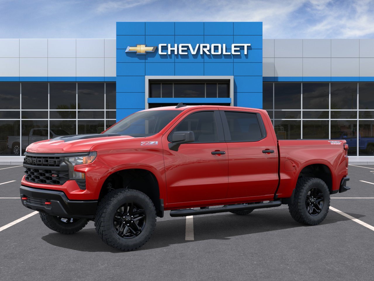 New 2026 Chevrolet Silverado 1500 Custom Trail Boss w/ LPO, Dark Essentials Package AWD/4WD image 2