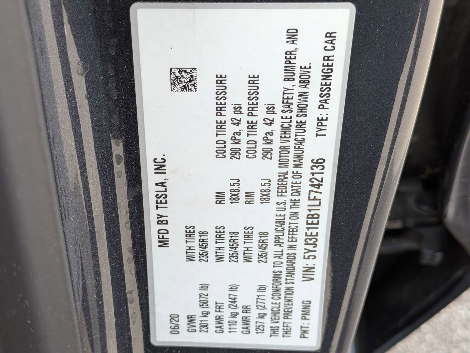 Used 2020 Tesla Model 3 Long Range image 40