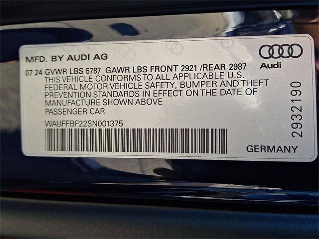 Certified 2025 Audi S6 Prestige w/ Prestige Package image 29