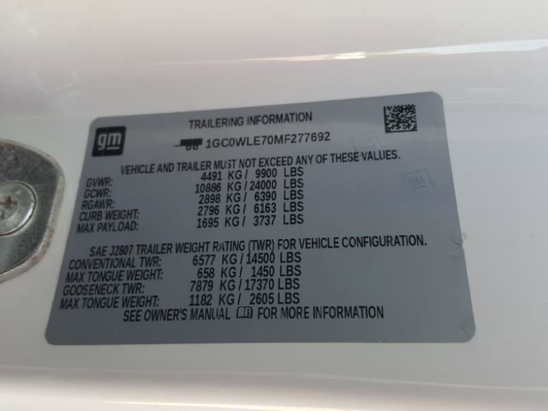 Used 2021 Chevrolet Silverado 2500 W/T image 22