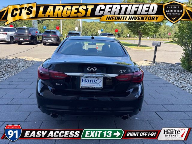 Certified 2022 INFINITI Q50 Luxe w/ Cargo Package AWD/4WD image 7