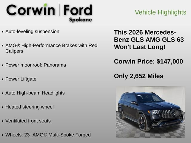 Used 2026 Mercedes-Benz GLS 63 AMG 4MATIC image 12