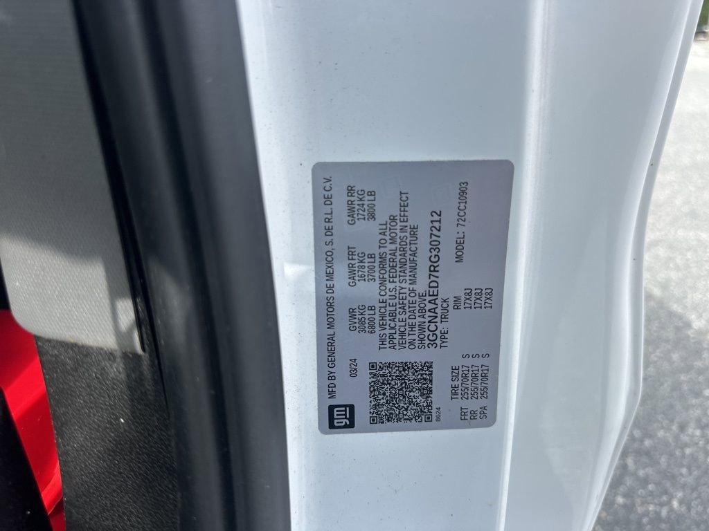 Used 2024 Chevrolet Silverado 1500 W/T w/ WT Fleet Convenience Package image 30