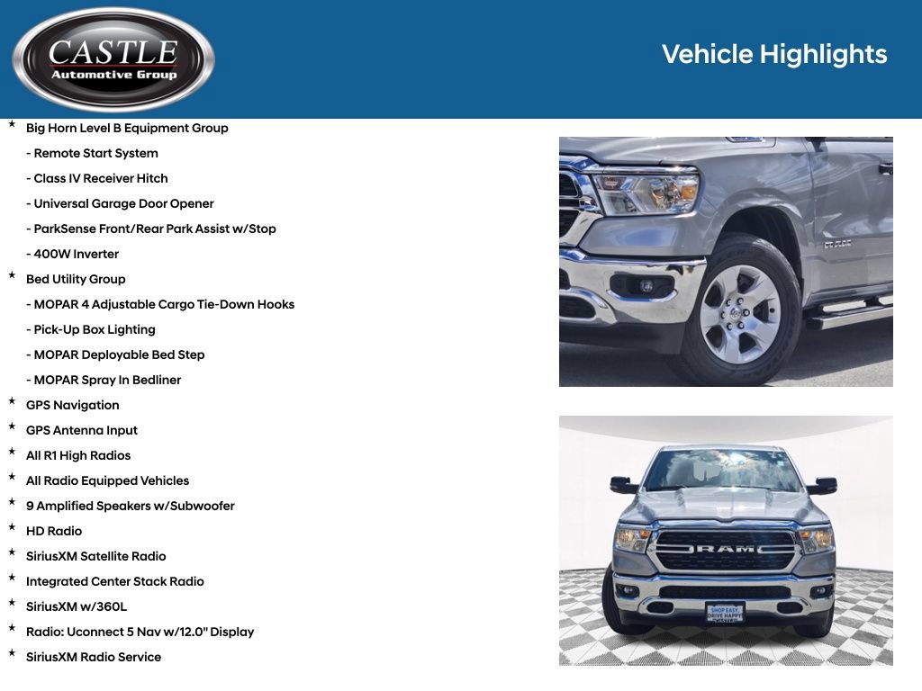 Used 2023 RAM 1500 Big Horn AWD/4WD image 12