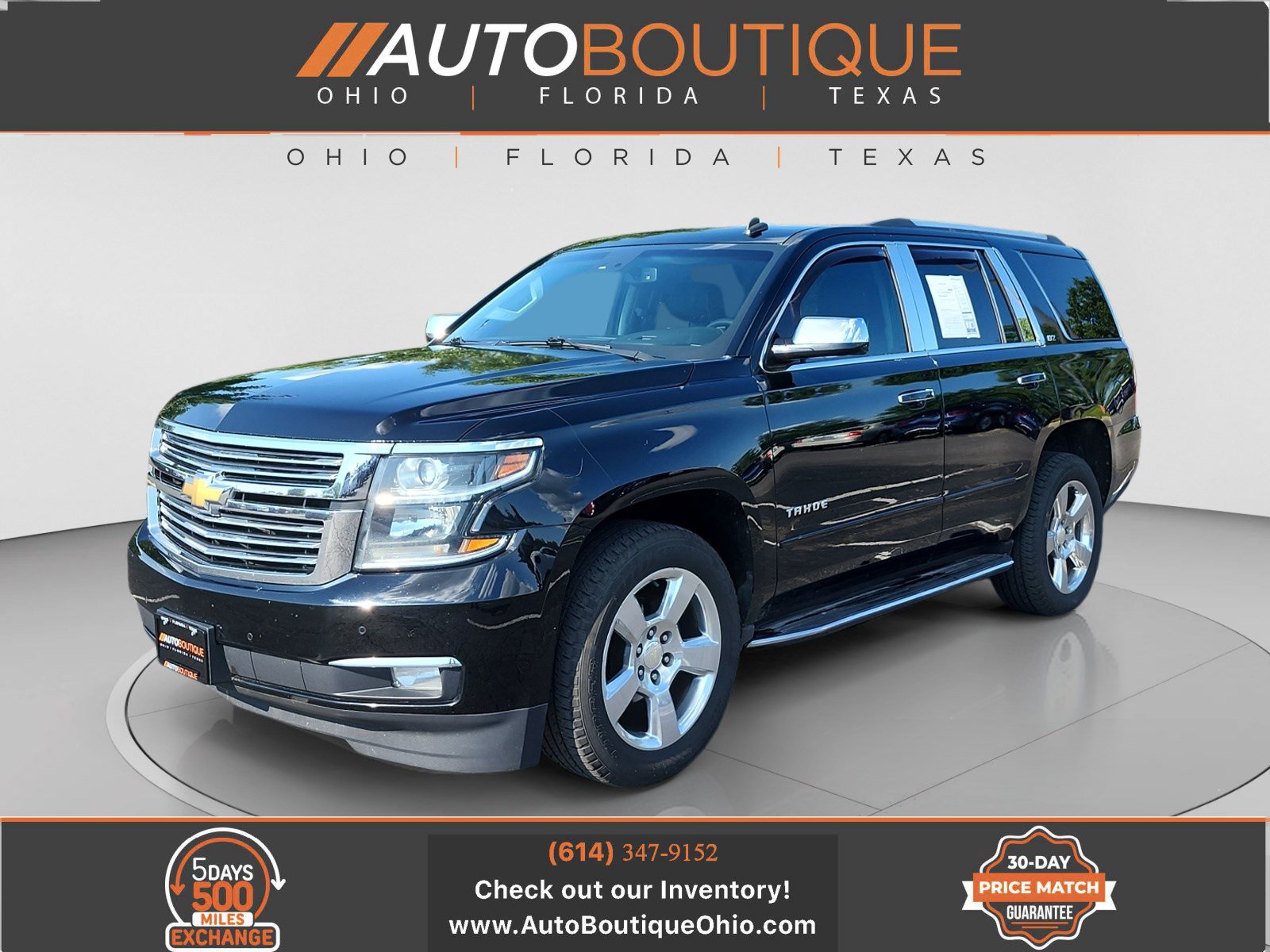 Used 2015 Chevrolet Tahoe LTZ AWD/4WD image 1