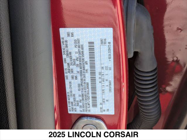 New 2025 Lincoln Corsair Grand Touring w/ Equipment Group 301A image 15