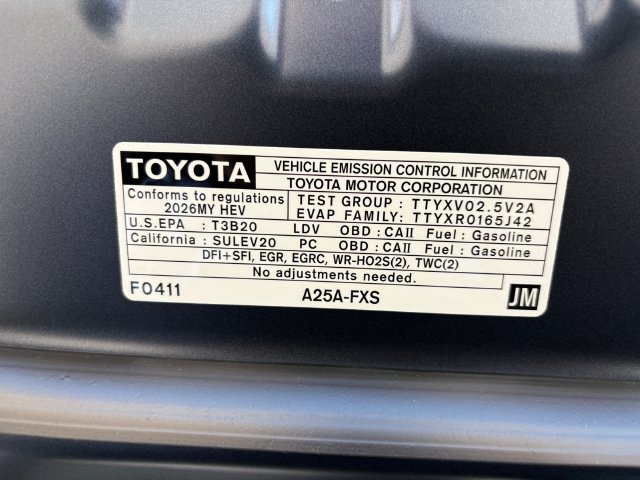 New 2026 Toyota Camry SE w/ Multimedia Upgrade Package FWD image 10