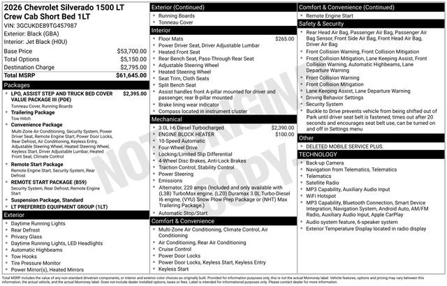 New 2026 Chevrolet Silverado 1500 LT AWD/4WD image 6