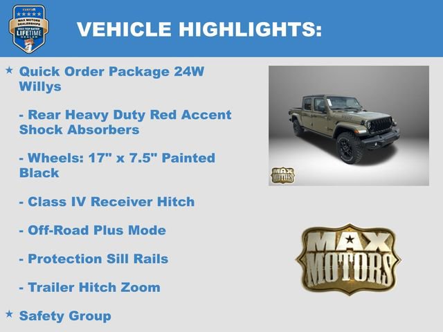 New 2025 Jeep Gladiator Willys image 27