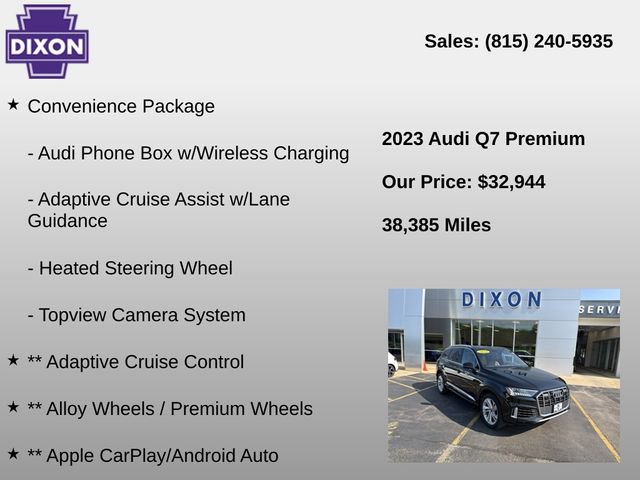 Used 2023 Audi Q7 3.0T Premium w/ Convenience Package AWD/4WD image 4