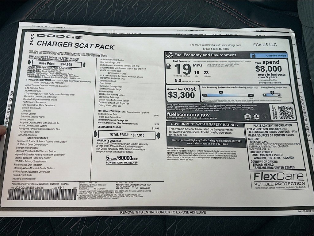 New 2026 Dodge Charger Scat Pack image 21