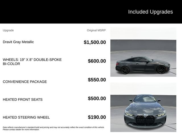 Used 2022 BMW 430i xDrive Coupe w/ Convenience Package AWD/4WD image 9