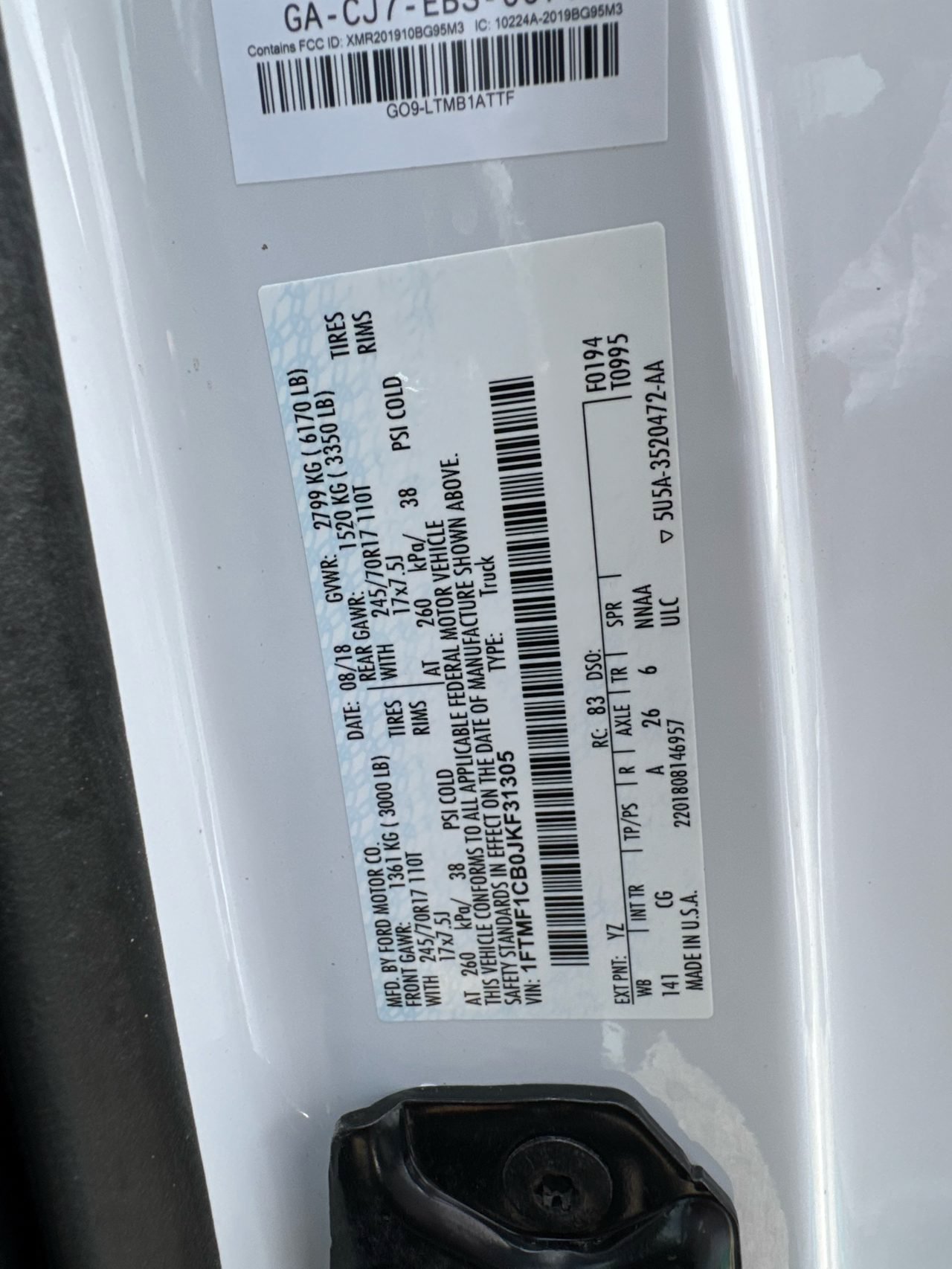 Used 2018 Ford F150 XL w/ Trailer Tow Package w/101A RWD image 30