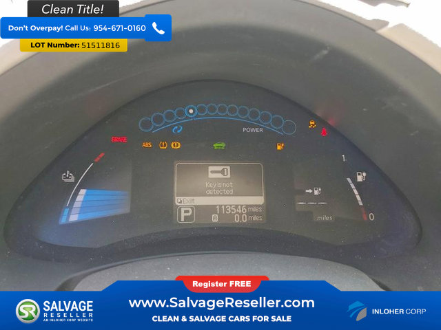Used 2012 Nissan Leaf SL FWD image 12