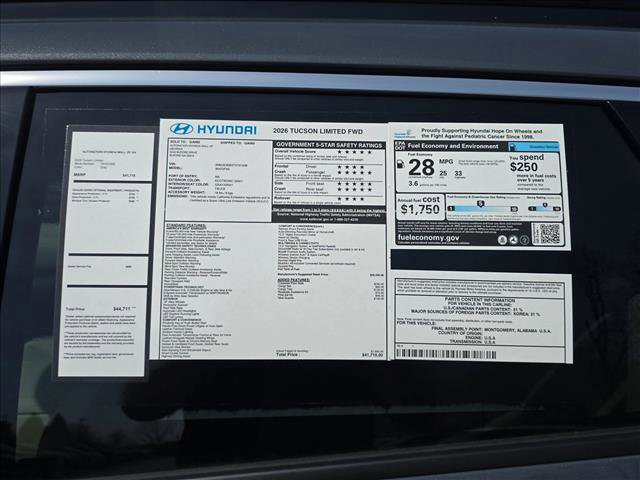 New 2026 Hyundai Tucson Limited image 19