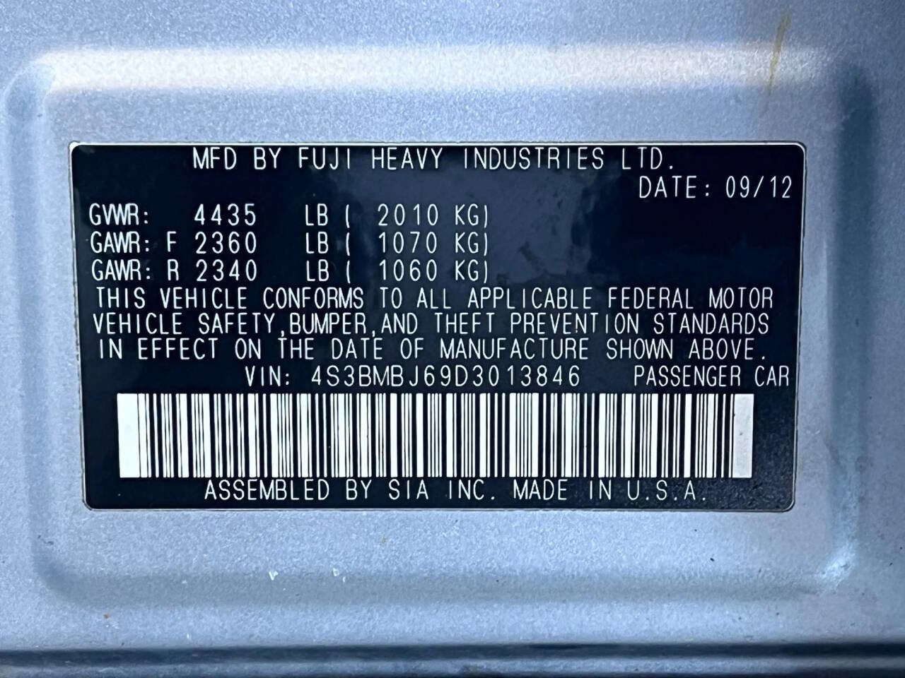 Used 2013 Subaru Legacy 2.5i Limited image 28