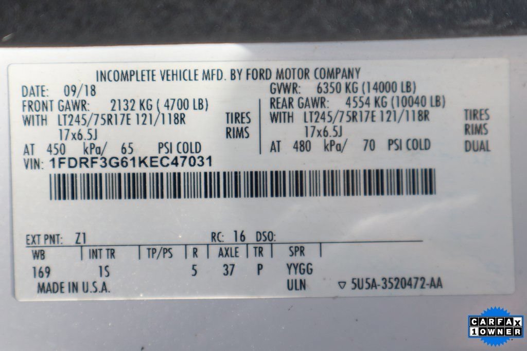 Used 2019 Ford F350 XL w/ Power Equipment Group RWD image 41