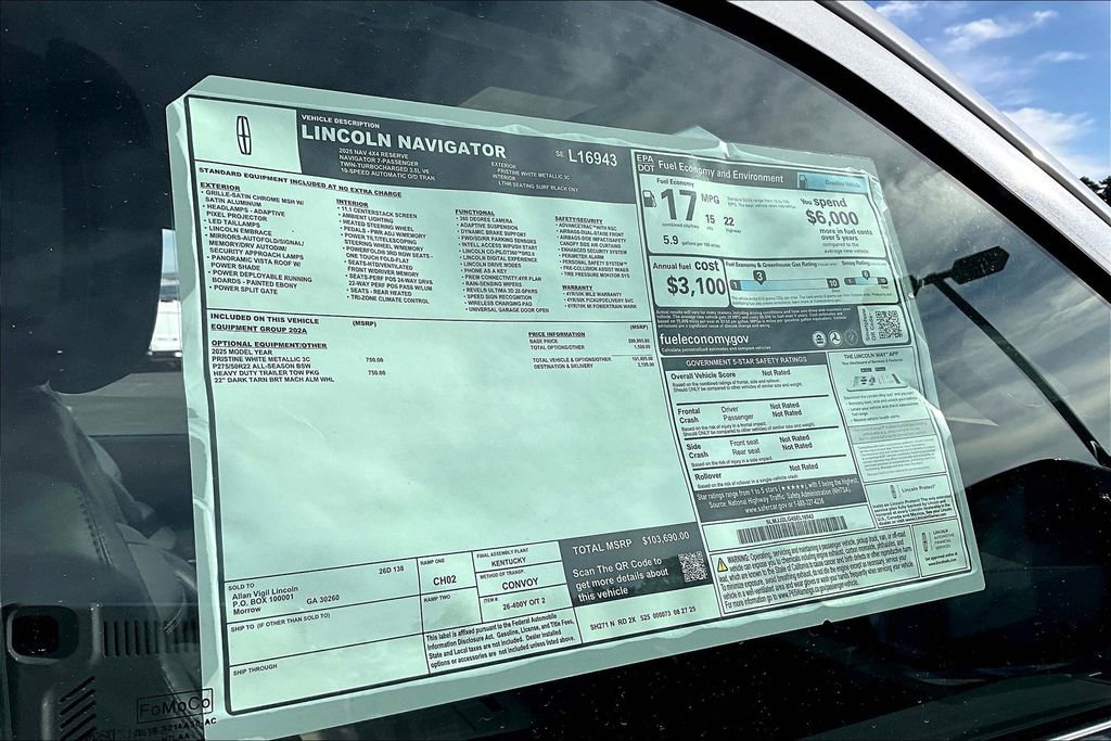 New 2025 Lincoln Navigator Reserve image 14