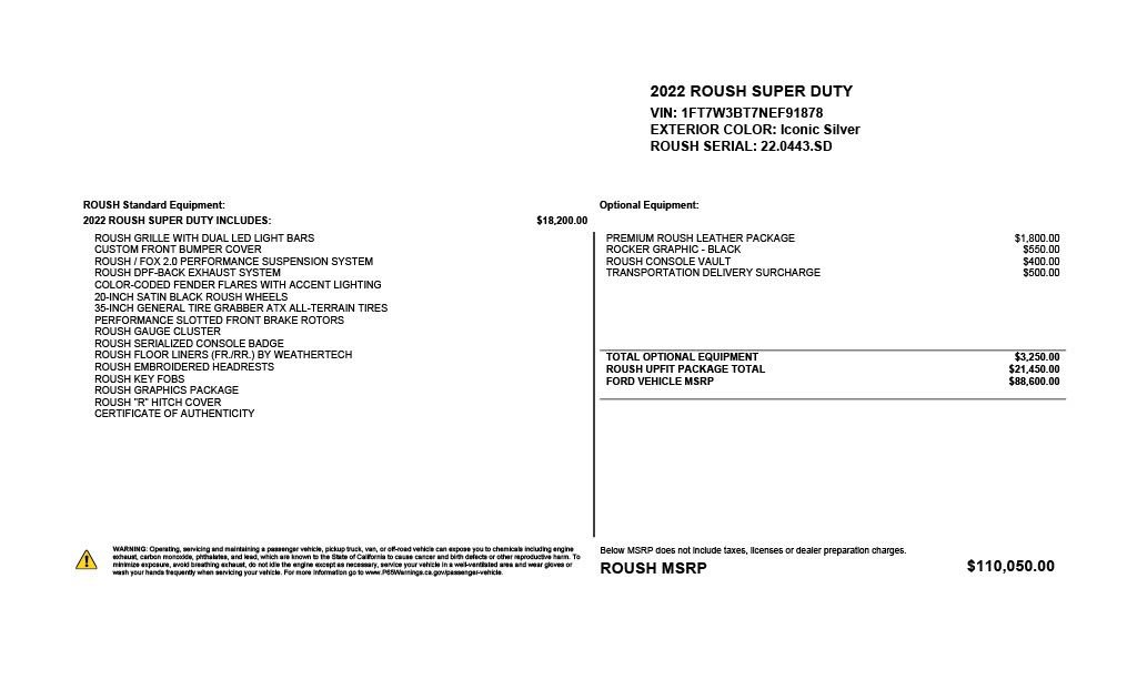 Used 2022 Ford F350 Lariat w/ Black Appearance Package image 6