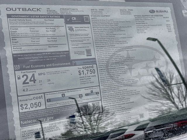 New 2026 Subaru Outback Limited XT image 31